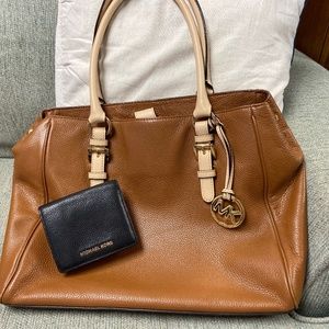 Michael Kors bag and Michael Kors wallet